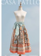 Cherry Bomb Casa Batllo 3.0 Short and Long Skirt(Reservation/Full Payment Without Shipping)